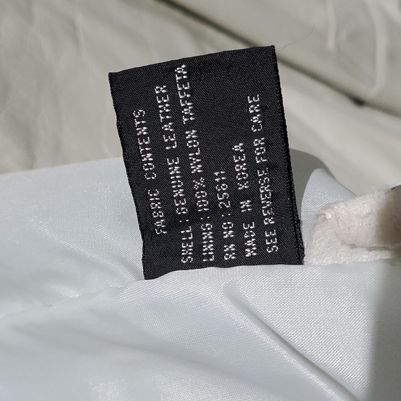 VINTAGE RETRO AVANTI LEATHER MOTO BOMBER JACKET GREY WITH PEARL SIZE SMALL - Picture 7 of 10